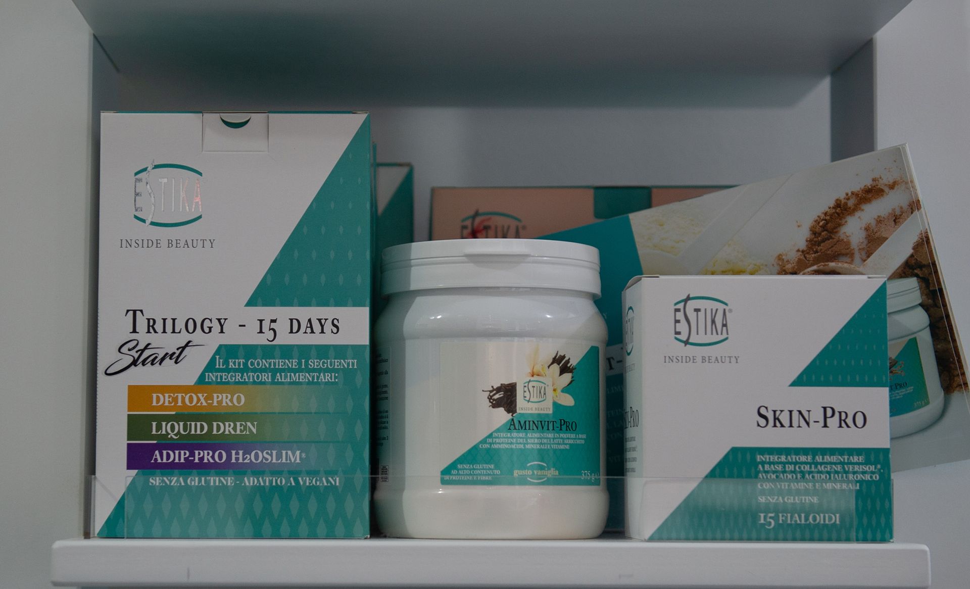 Integratori Estika Inside Beauty a La Bottega di Visage